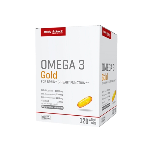 Image de OMEGA 3 GOLD - 120 Capsules BODY ATTACK