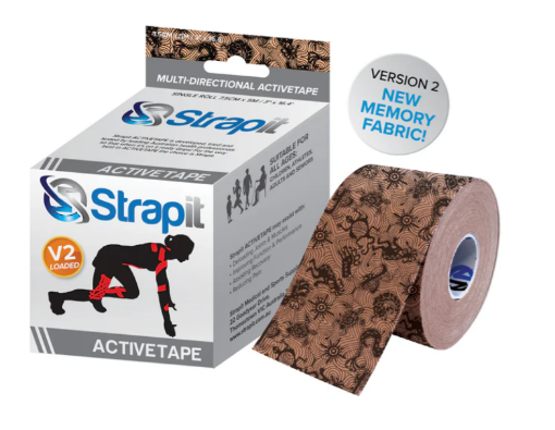 Image de ACTIVETAPE 7,5CM x 5M - BEIGE/NOIR