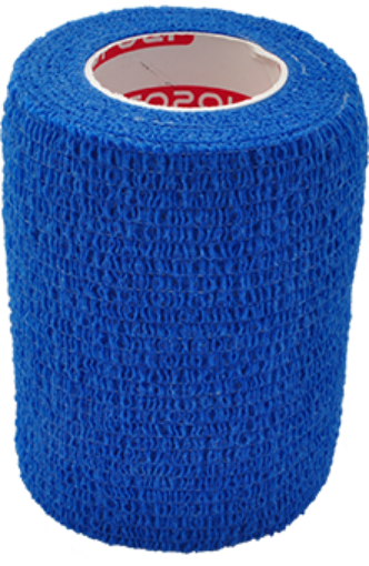 Image de Bandage élastique auto-adhésif 7,5 cm - Bleu Clair