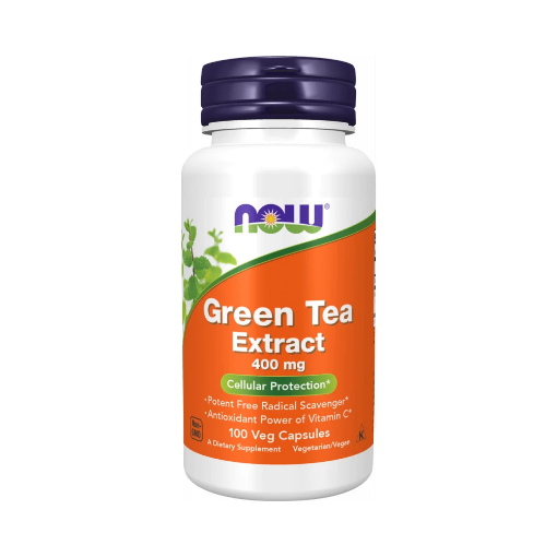 Image de Extrait de thé vert 400mg - 100 gélules - Now Foods