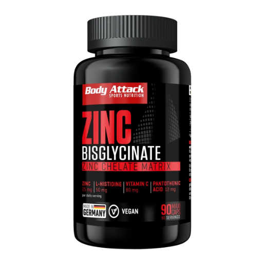 Image de Zinc Bisglycinate  (90 Capsules) Body Attack