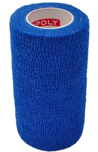 Image de Bandage cohésif Copoly 10 cm x 4,5 m - Bleu clair