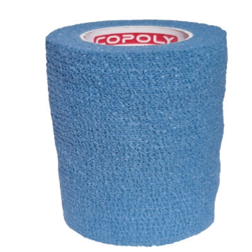 Image de Bandage cohésif Copoly 7,5 cm x 4,5 m - Bleu azur