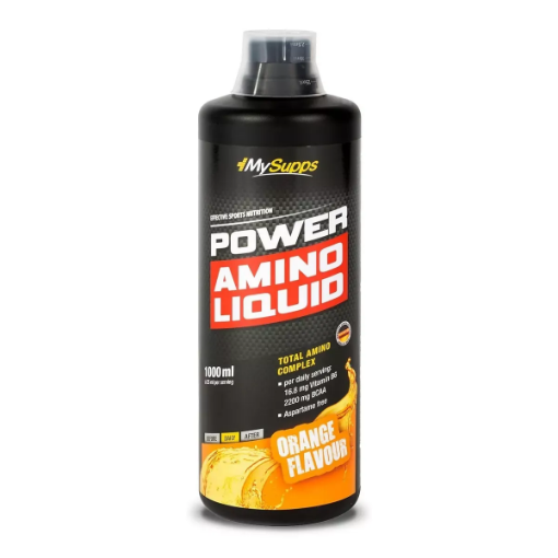 Image de My Supps Power Amino Liquid – 1L orange – Body Attack