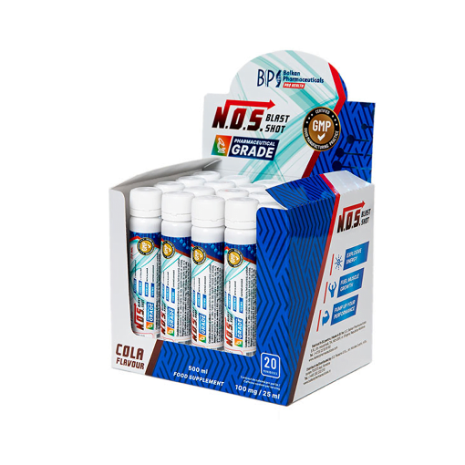 Image de NOS Blast (L-Arginina + L-citrulina + Beta alanina) Shot 20×25ml