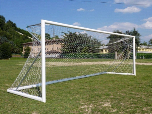 Image de But de football mobile en aluminium 7,32 × 2,44 m avec filet inclus — VI 5900