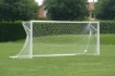 Image de But de football mobile en aluminium 7,32 × 2,44 m — Cadre pliable avec filet inclus — VI 5901