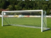 Image de But de football mobile en aluminium 6 × 2 m — Cadre pliable avec filet inclus — VI 5911