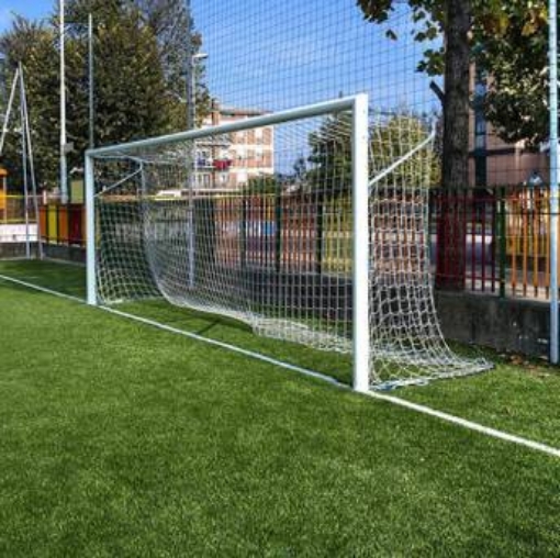 Image de Poarta Fotbal Aluminiu 5x2 m, cu bara divizata