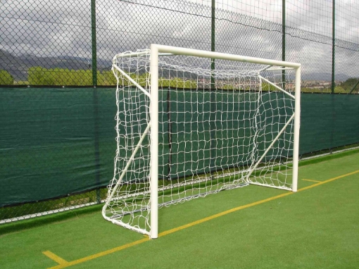 Image de Poarta Fotbal Oțel 4x2 m, fixa cu mansoane incluse