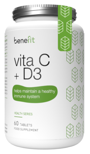 Image de Vitamina C + D3 - 60 Tabs Benefit