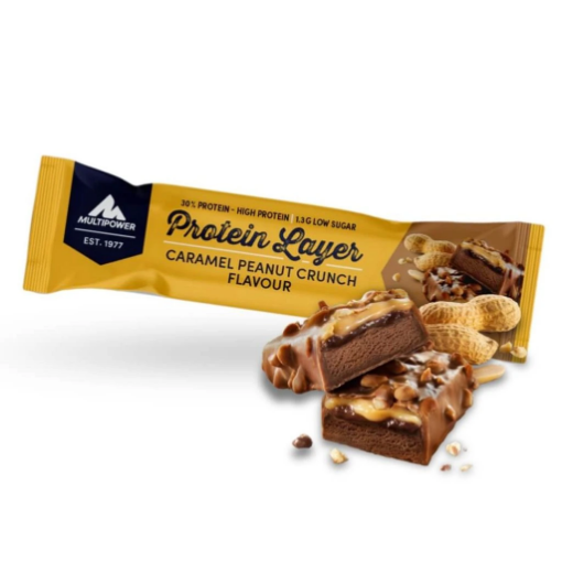 Image de Barre Protéinée Layer 50g - Caramel et Arachide