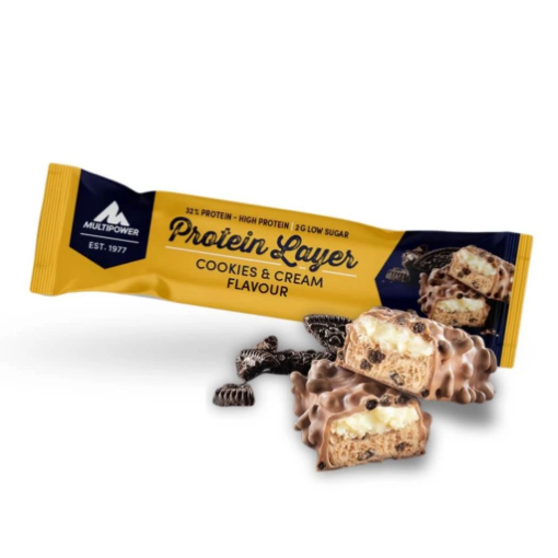 Image de Barre Protéinée Layer 50g - Cookies & Cream