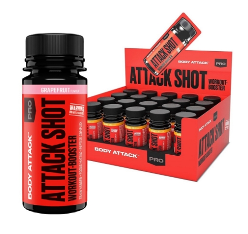Image de ATTACK SHOTS  20 x 60ml - Pamplemousse