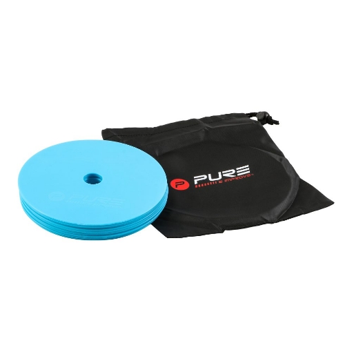 Image de ENSEMBLE DE 10 MARQUEURS PLATS BLEUS P2I