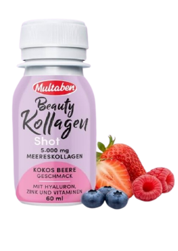 Image de Beauty Colagen Shot 60ml Cocos si Fructe de padure- Multaben 