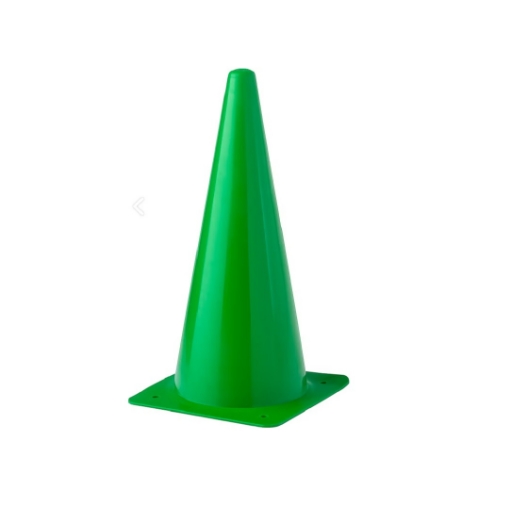 Image de Cône d'entraînement en plastique 38cm - Vert 