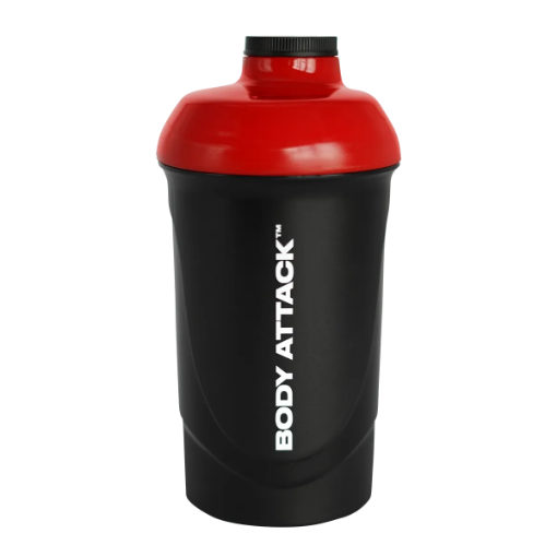 Image de SHAKER NOIR/ROUGE 600 ML BODY ATTACK