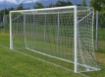 Image de But de football mobile en aluminium 6 × 2 m — Ø80 mm avec filet inclus — VI 6033