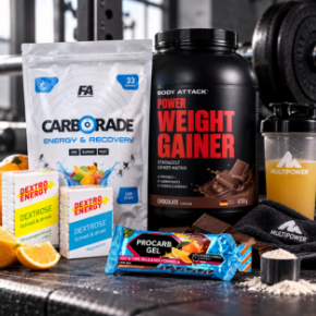 Image de la catégorie Glucides, gainers & gels énergétiques